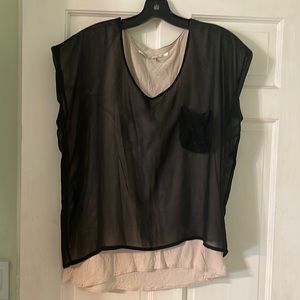 Collective concepts, layered t-shirt, M